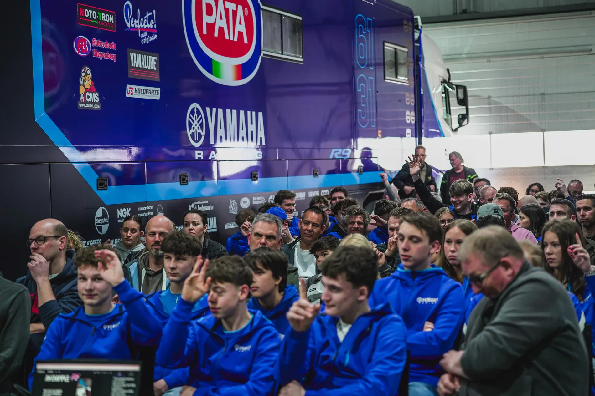 Boeiende Yamaha Racing BLU CRU Benelux 2026 Kick-off 10 blu cru kick off11