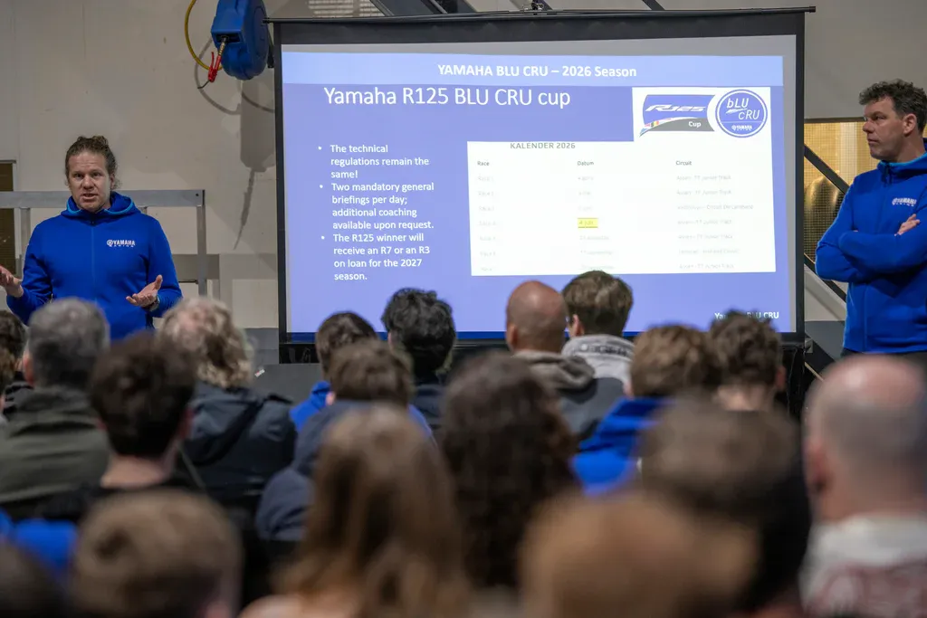 Boeiende Yamaha Racing BLU CRU Benelux 2026 Kick-off 2 blu cru kick off3